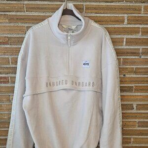 New Eivy Unbored Onboard Half-Zip Beige Fleece, Size L